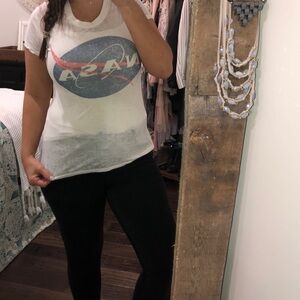 ZOE & Liv xsmall burnout NASA T-shirt